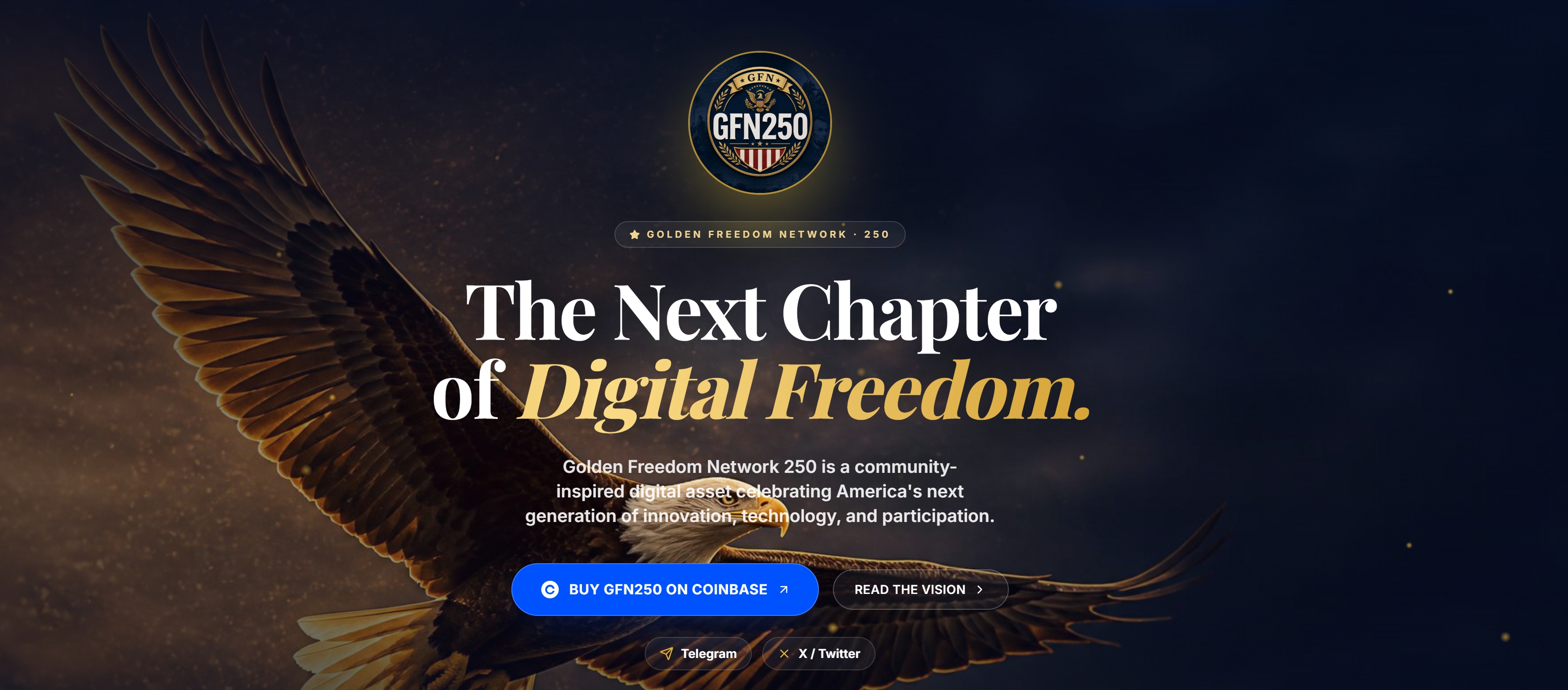 Golden Freedom Network 250 概念图