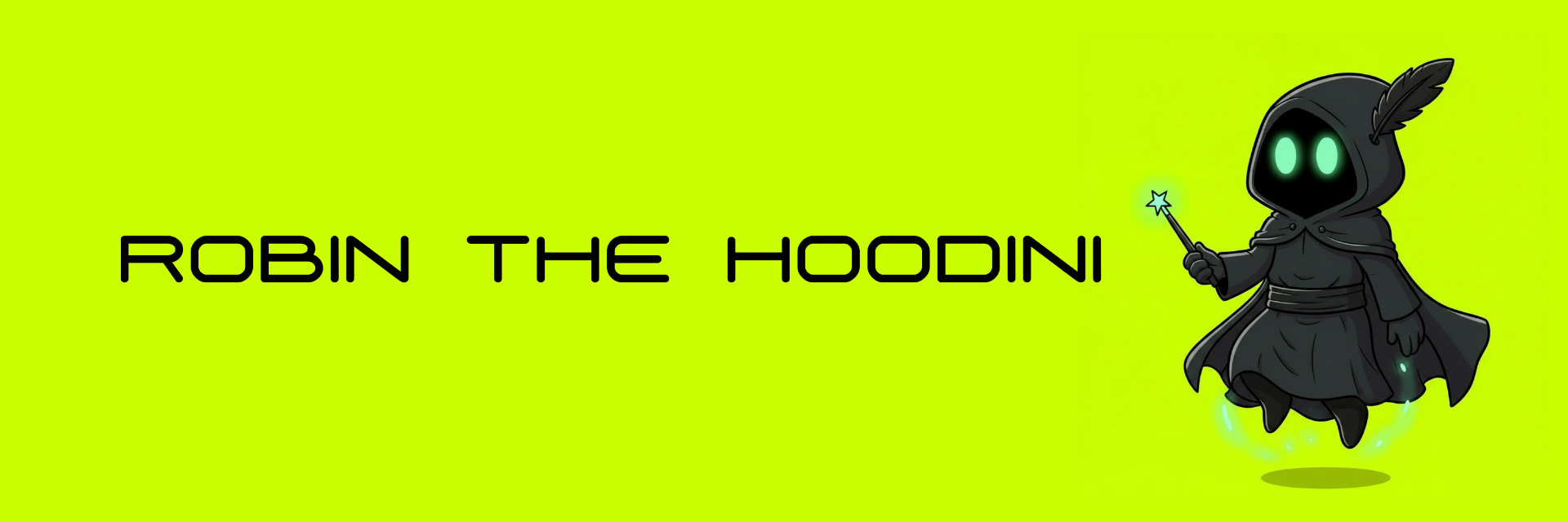 Robin The Hoodini 斗篷魔法师吉祥物