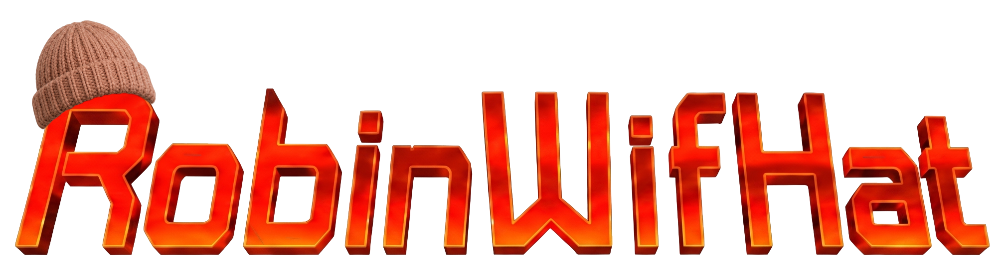 RobinWifHat The Hat Stays On 文字标识